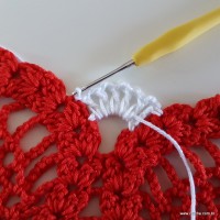 Centro de mesa com flor de pêsego (221)