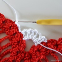 Centro de mesa com flor de pêsego (223)