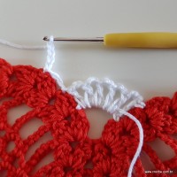 Centro de mesa com flor de pêsego (224)