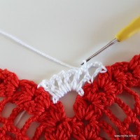 Centro de mesa com flor de pêsego (225)