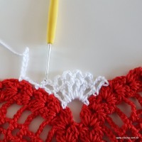 Centro de mesa com flor de pêsego (231)