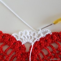 Centro de mesa com flor de pêsego (233)