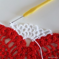 Centro de mesa com flor de pêsego (237)