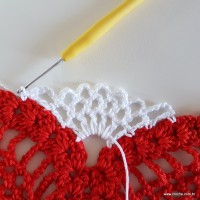 Centro de mesa com flor de pêsego (239)