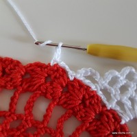 Centro de mesa com flor de pêsego (241)