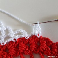 Centro de mesa com flor de pêsego (242)