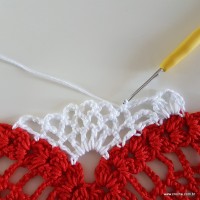 Centro de mesa com flor de pêsego (246)