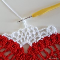 Centro de mesa com flor de pêsego (247)