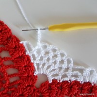 Centro de mesa com flor de pêsego (248)