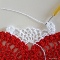 Centro de mesa com flor de pêsego (251)