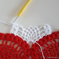 Centro de mesa com flor de pêsego (252)