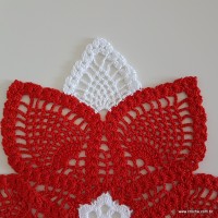 Centro de mesa com flor de pêsego (254)