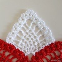 Centro de mesa com flor de pêsego (255)