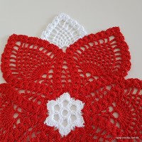 Centro de mesa com flor de pêsego (256)