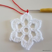 Centro de mesa com flor de pêsego (3)