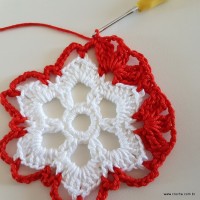 Centro de mesa com flor de pêsego (40)