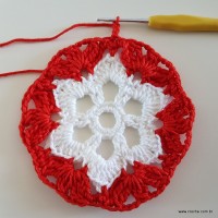 Centro de mesa com flor de pêsego (43)