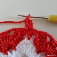 Centro de mesa com flor de pêsego (45)