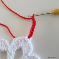 Centro de mesa com flor de pêsego (5)