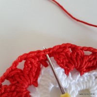 Centro de mesa com flor de pêsego (60)