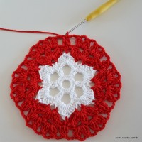 Centro de mesa com flor de pêsego (63)