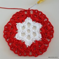 Centro de mesa com flor de pêsego (64)