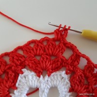 Centro de mesa com flor de pêsego (68)