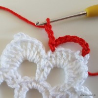 Centro de mesa com flor de pêsego (7)