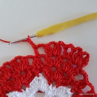 Centro de mesa com flor de pêsego (78)