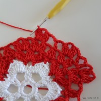 Centro de mesa com flor de pêsego (79)