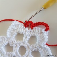 Centro de mesa com flor de pêsego (8)