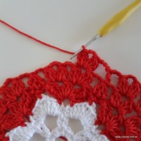 Centro de mesa com flor de pêsego (80)