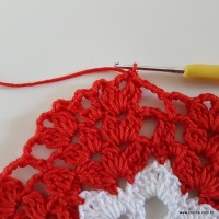 Centro de mesa com flor de pêsego (85)