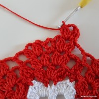 Centro de mesa com flor de pêsego (86)