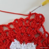 Centro de mesa com flor de pêsego (88)