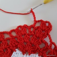 Centro de mesa com flor de pêsego (89)