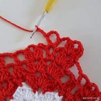 Centro de mesa com flor de pêsego (91)