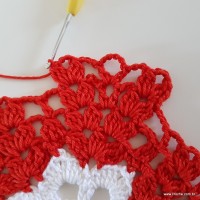 Centro de mesa com flor de pêsego (93)