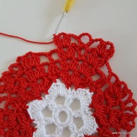 Centro de mesa com flor de pêsego (94)