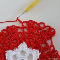 Centro de mesa com flor de pêsego (96)