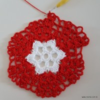 Centro de mesa com flor de pêsego (97)