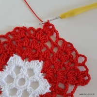 Centro de mesa com flor de pêsego (98)