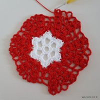 Centro de mesa com flor de pêsego (99)