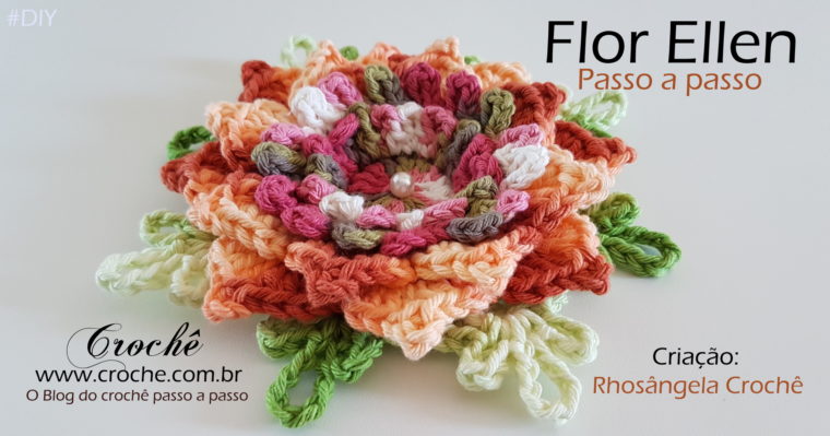 Flor Ellen passo a passo