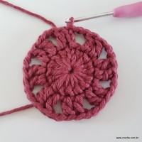 Tapete redondo passo a passo parte 1 (10)