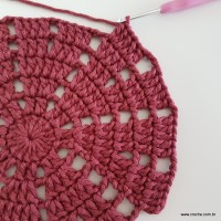 Tapete redondo passo a passo parte 1 (59)