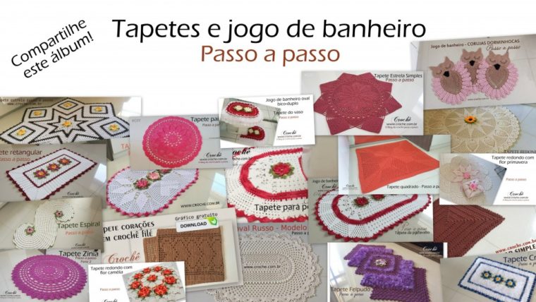 Tapetes e jogos de banheiro