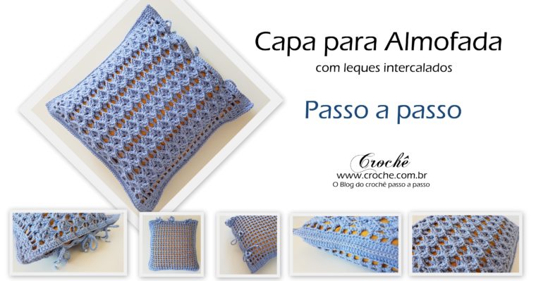 Capa para almofada em crochê