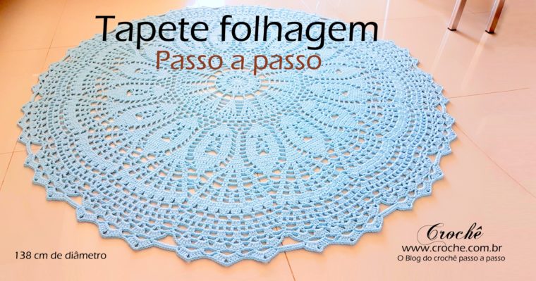 Tapete folhagem passo a passo com gráfico