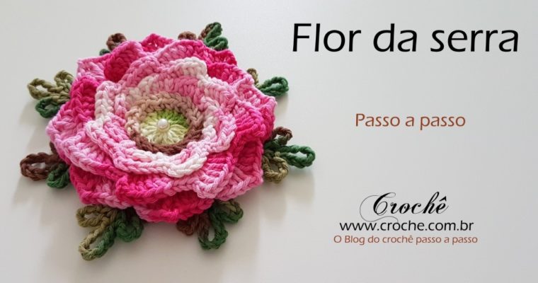 Flor da serra passo a passo